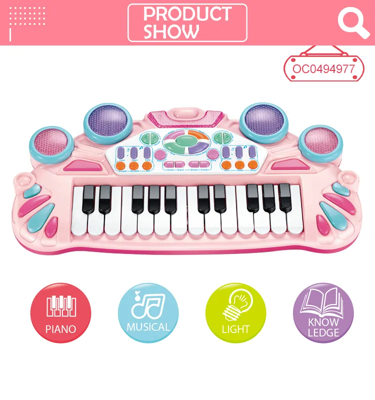 Wholesale Children Popular Electronic Piano Instruments Musical Toys Keyboards