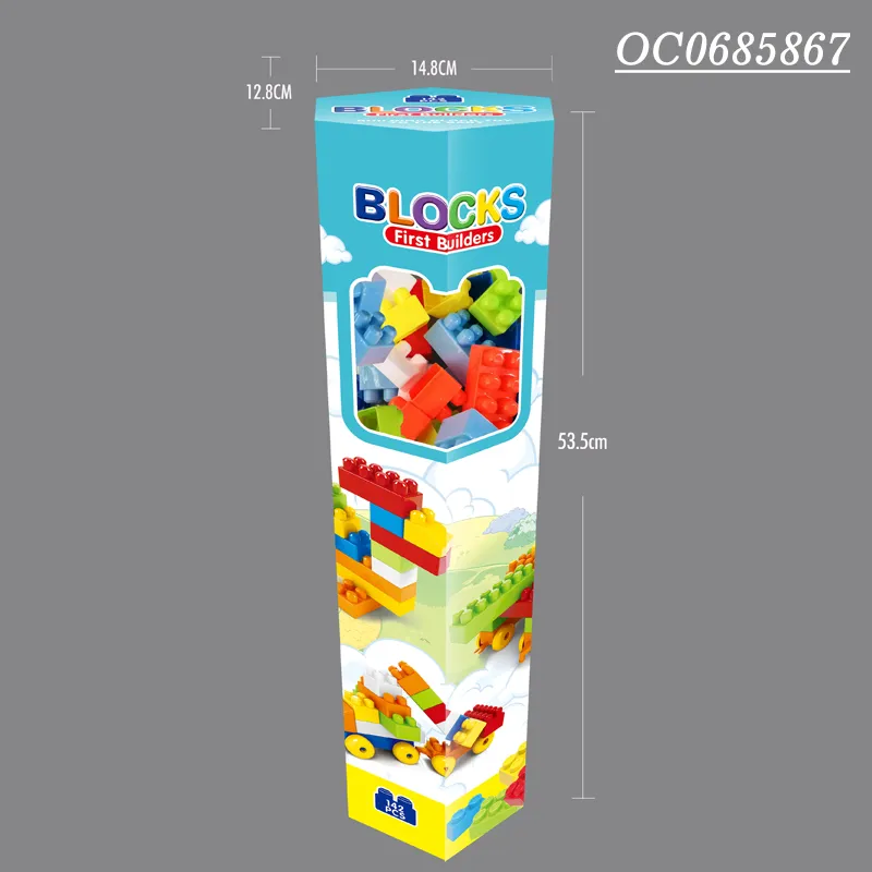 142PCS Wholesale Montessori Educational Children's Building Blocks Toy Set for Kid