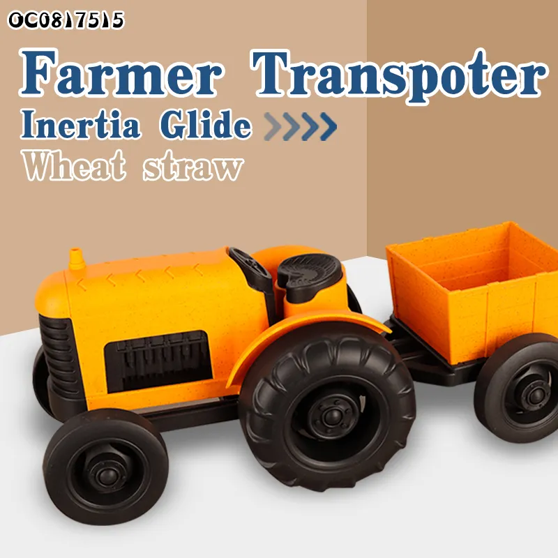 Wholesale Freewheel Water Summer Beach Sand Children Small Farm Trucks Plastic Outdoor Toys