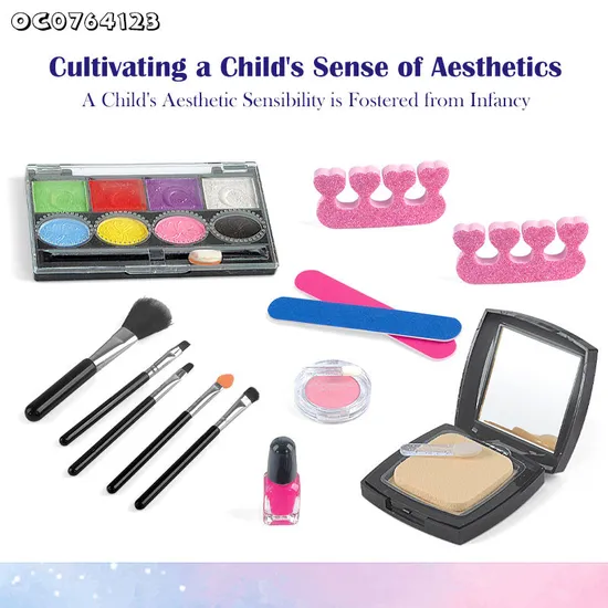 Nail Polish Cosmetics Pretend Portable Makeup Princess Makeup Sets Toy for Children Wholesale