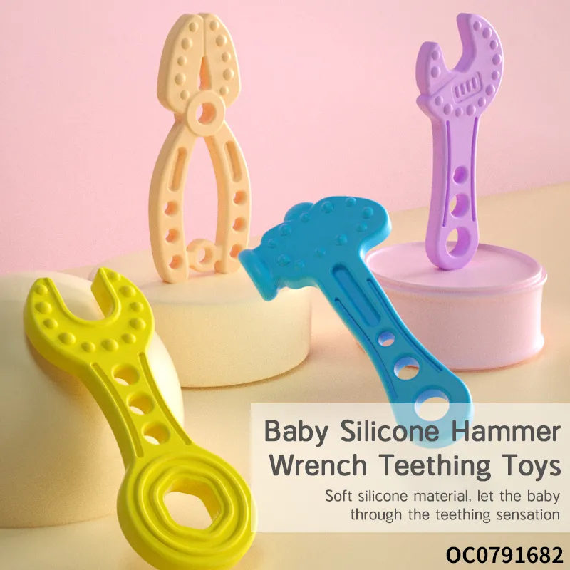 Wholesale Educational Montessori Baby Silicone Sensory Teethers Toy for Newborn Baby