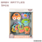Wholesale Montessori Newborn Silicone Rattle Baby Teether Sensory Gift Set Chew Toys
