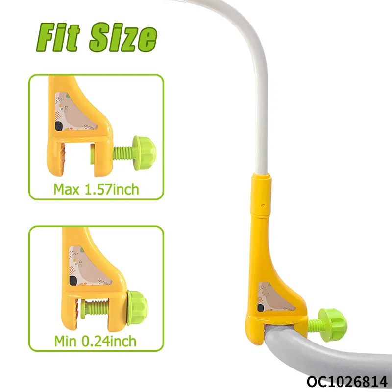 Plastic Animal Hand Rattle Sensory Toys Crib Baby Mobile Multifunctional Musical Bed Bell Toys for Kid with Music