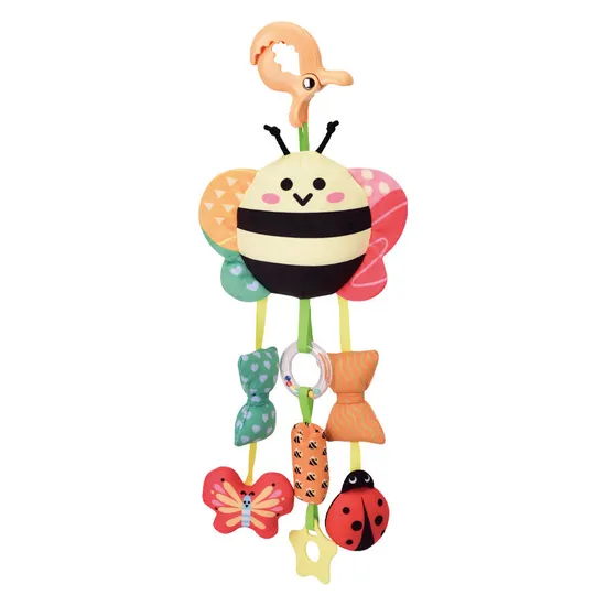 Wholesale Lovely Educational Soft Bee Toy Mobile Hanging Baby Teether Toys