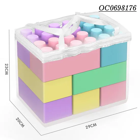 Wholesale Montessori DIY Educational Game DIY Plastic Building Block Toy