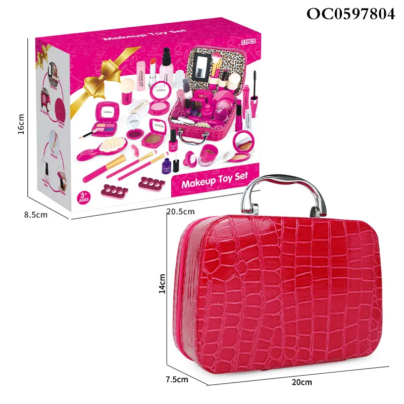 Wholesale Children's Pretend Cosmetic Beauty Makeup Girls Princess Gift Fashion Play Kit Cosmetic Set Toy for Girl
