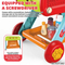 Pretend Simulation Cashier Counter Children Play Shopping Cart Fruit Vegetables Supermarket Toy for Kids Baby Indoor Game