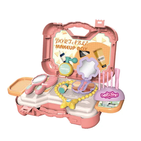 Wholesale Kids Pretend Play Makeup Kit Cute Portable Make up Cosmetic Toy for Girls Children
