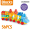 Wholesale Montessori Educational Plastic Building Blocks Popular DIY Toys for Kids