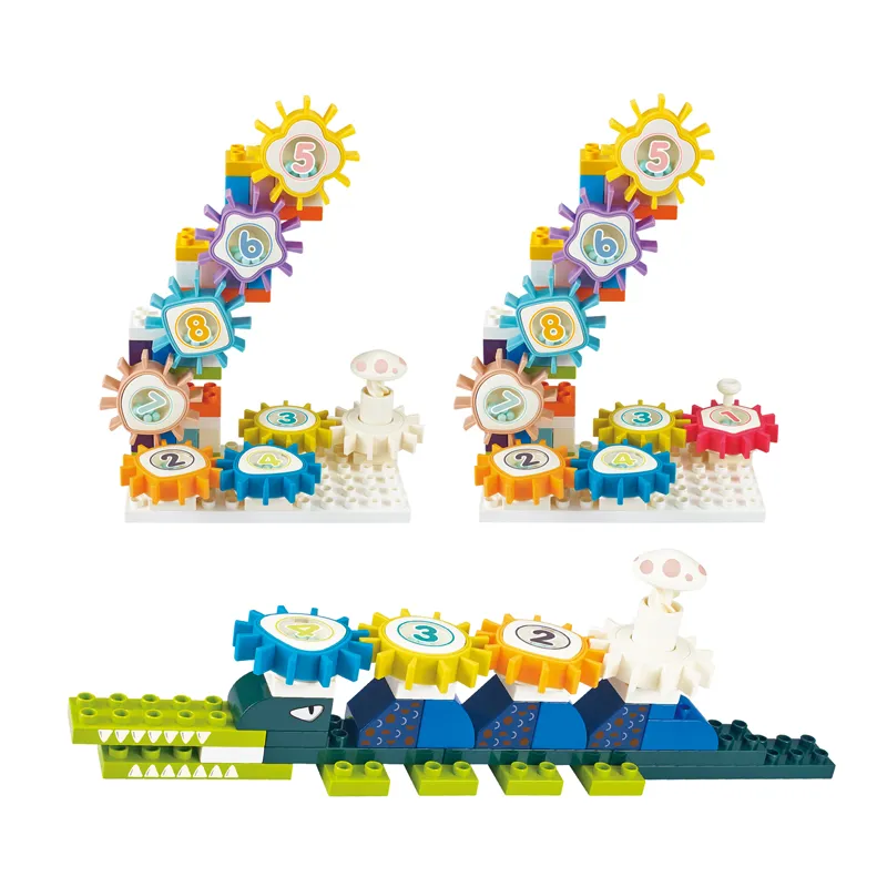 Wholesale Montessori Building Blocks Educational Plastic Toy for Kids