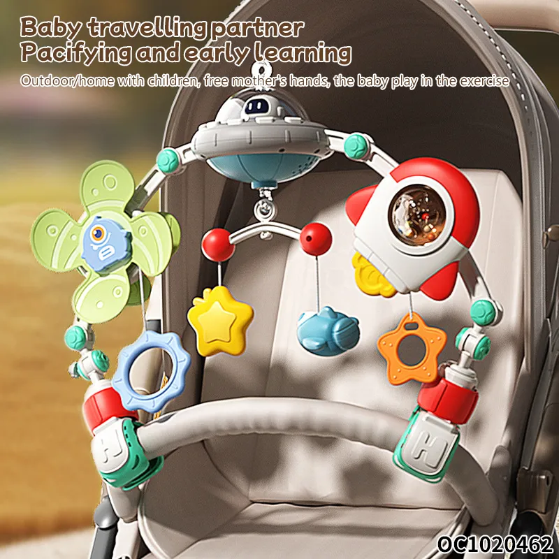 Wholesale Rattle Plastic Baby Teether Toys with Music for Sleeping