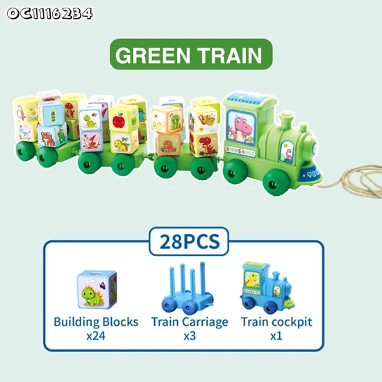 Wholesale Creative Montessori Educational Plastic DIY Building Block Toy