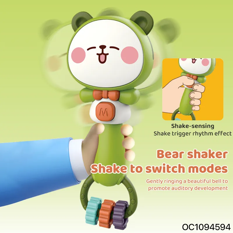 Electronic Music Children and 10months Old Baby Sensory and Education Gift Brain Development Noise Maker Rattle Hand Grip Toy