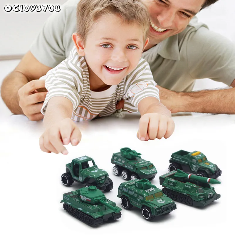 Wholesale 1: 64 Scale Diecast Construction Models Freewheel Cars Green Metal Vehicle Toy for Hot Selling