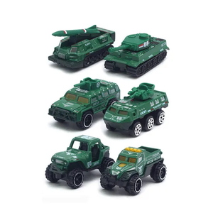Wholesale 1: 64 Scale Diecast Construction Models Freewheel Cars Green Metal Vehicle Toy for Hot Selling