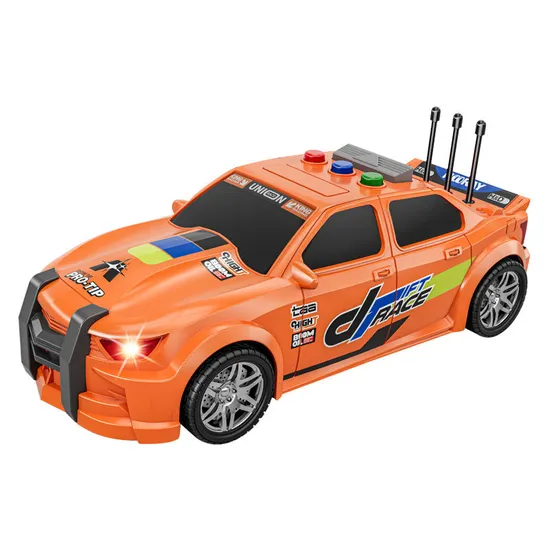 Wholesale Kids Baby Friction Racing Small Car Model Toys Model for Children with Light Sound