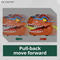 Wholesale Gifts Finger Dinosaur Pullback Custom Interactive Toy Miniature Cars for Children
