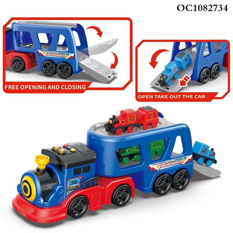 Wholesale Kids Electric Pullback Car Construction Children's Toy Sets with Music Light