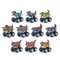 Wholesale Children 3 Pieces Dinosaur Miniature Dinosaur Shaped Model Toy Pullback Cars