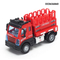 Wholesale Construction 4 Pieces Red Pullback Model Toy Car 1: 64 Plastic Fire Engine Truck Toy Set
