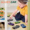 Wholesale Diecast Dinosaur Trucks Race Rail Car Track Children's Toy Kids Alloy Car Set