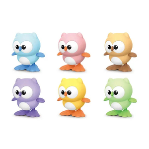 Wholesale Crawling Baby Cheap Small Toys Plastic Wind up Owl Animals Bird Toy