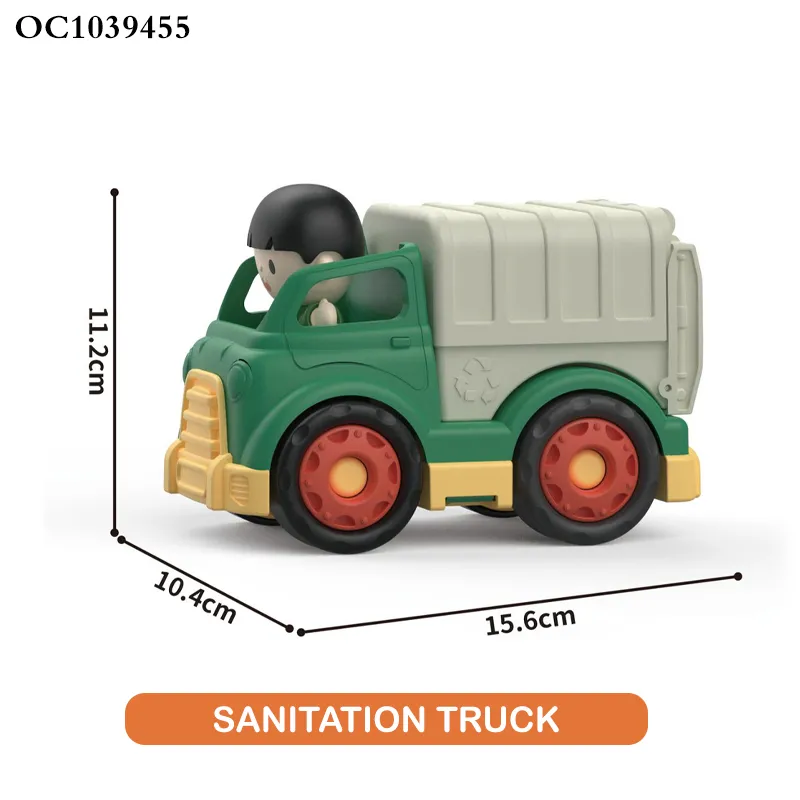 Wholesale Construction Engineering Vehicle Mini Toy Freewheel Vehicle Truck Mini Car Model for Kids
