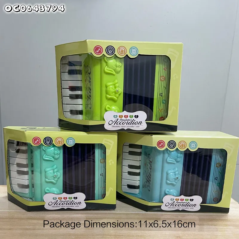 Wholesale Battery Operated Plastic Music Montessori Sensory Instrument Musical Keyboard Toy for Kids