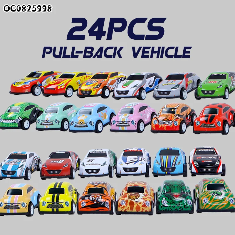 Wholesale 26PCS Diecast Cars Small Mini City Mats Children's Toy Car for Kids