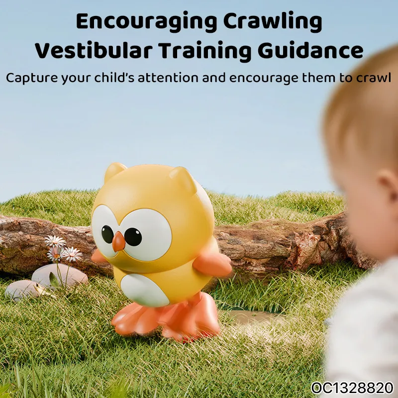 Wholesale Crawling Baby Cheap Small Toys Plastic Wind up Owl Animals Bird Toy