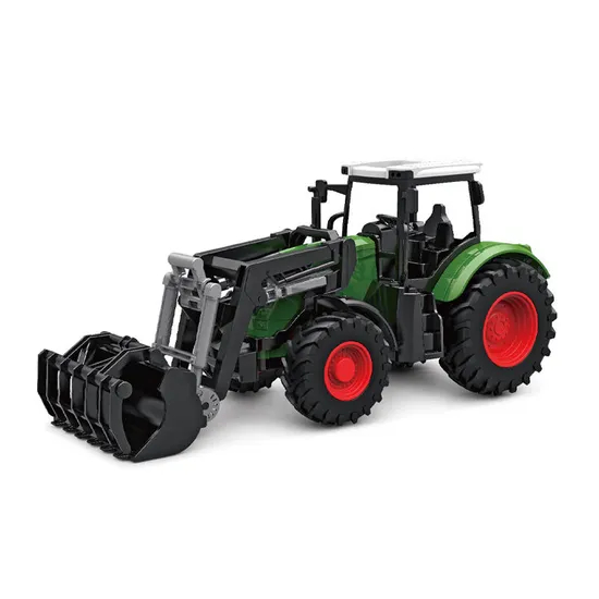 Wholesale Kids Mini Miniature Freewheel Plastic Model Car and Truck Slide Kits Farmer Car