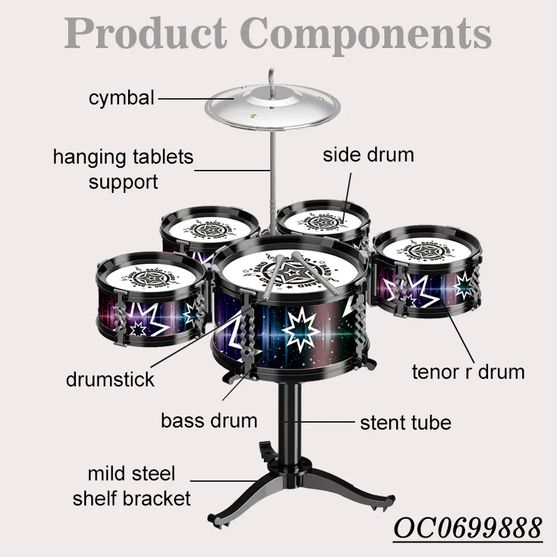 Wholesale Quality Electronic Musical Instruments Kids Professional Drum Set