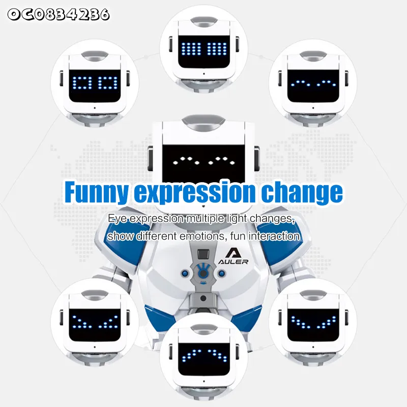 Wholesale Educational Engineering Electronic Remote Control Children's Robot Toy for Kids Learning with Musical Songs