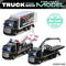 Wholesale Diecast Alloy 6PCS Miniature Metal Model Pull Back Car Toys Truck