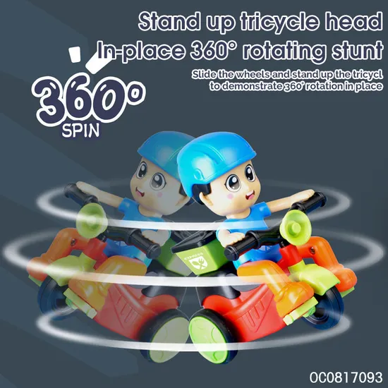 Wholesale Plastic Cheap 360 Spin Rotating Car Small Mini Friction Vehicle Toy