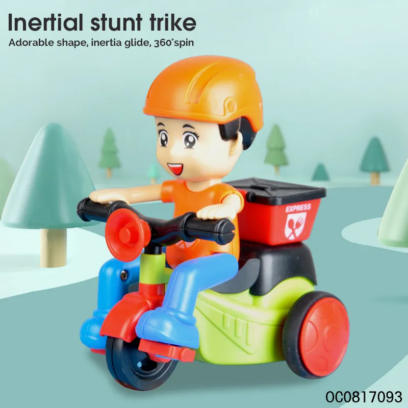 Wholesale Plastic Cheap 360 Spin Rotating Car Small Mini Friction Vehicle Toy