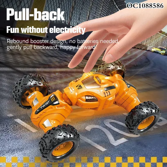 Wholesale Miniature Friction Children's Toy Pull Back Twist Car for Kids