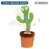 Wholesale Electronic Cute Cactus Baby Plush Dancing and Singing USB Charging Toy for Kids