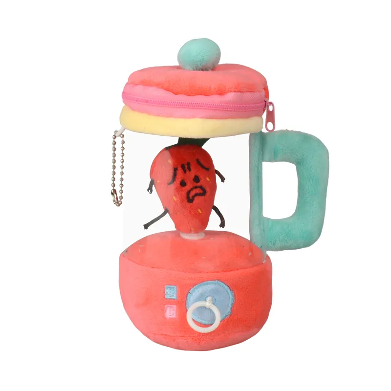 Wholesale Children Stuffed Pretend Play Preschool Custom Design Weighted Plush Juicer Toy