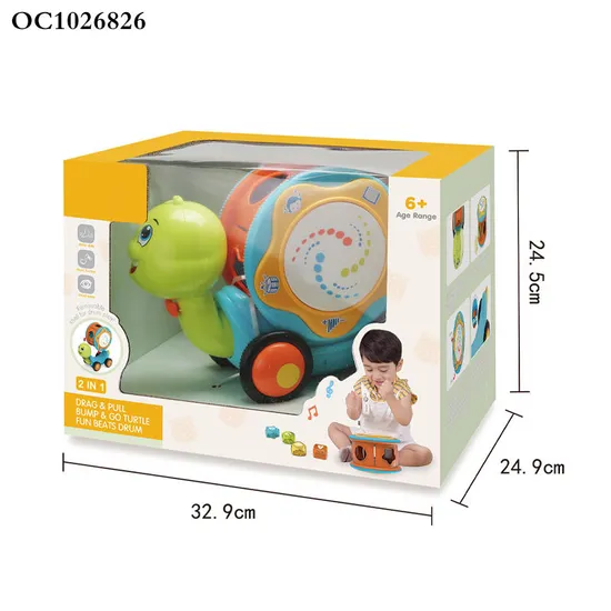 Wholesale Animal Happy Shape Educationaltoys Instruments Plastic Musical Hand Drum