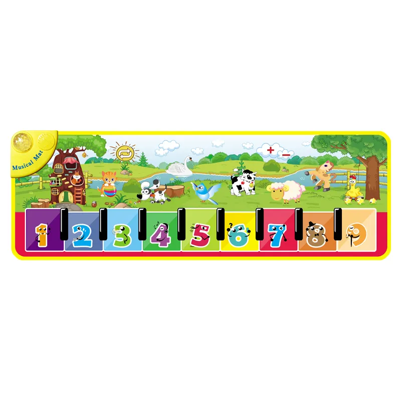 Wholesale Montessori Musical Instruments Piano Keyboard Light-up Keyboard Toy