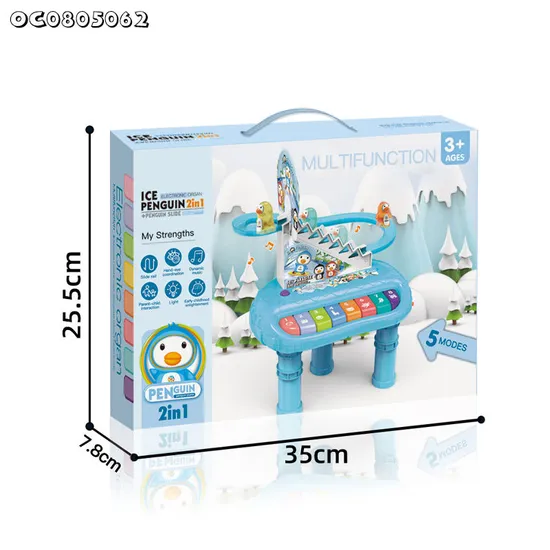 Wholesale Interactive Children Lighted Sensory Education Toy Keyboard Electronic Musical Organ
