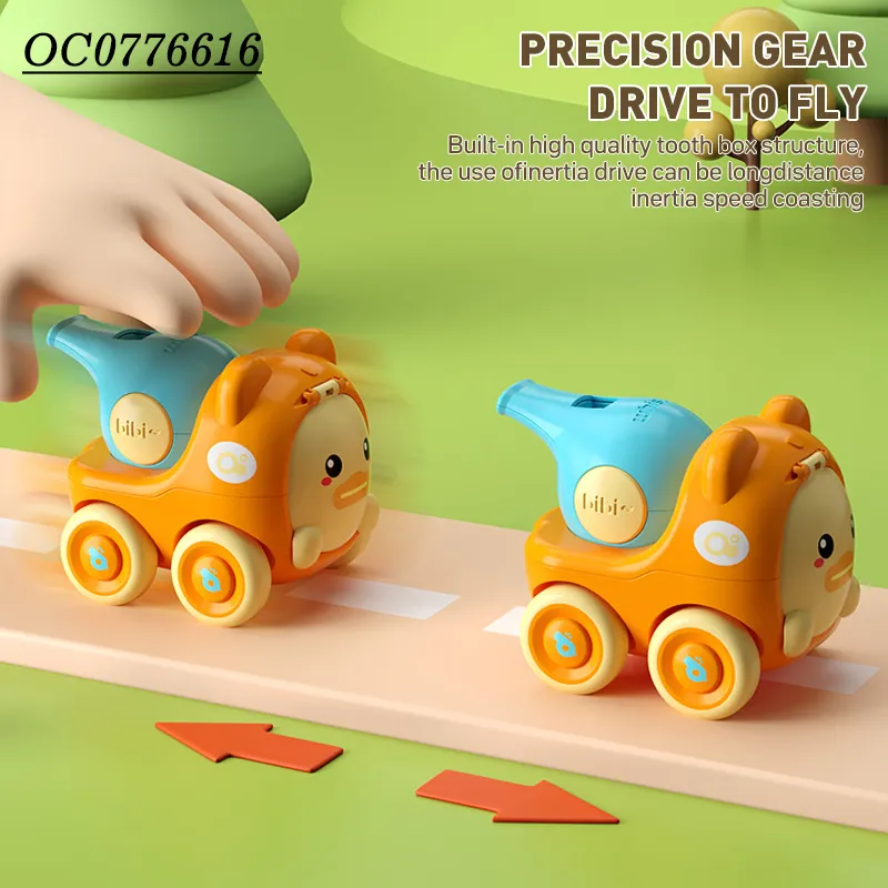 Wholesale Miniature Friction Mini Little Cute Animal Kids Children Plastic Toy Car
