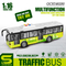 Wholesale Plastic Battery Operated Friction Bus Model Kids Car Set Toys with Light Sound