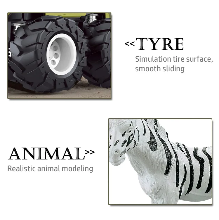 Wholesale Animal Horse Transport Diecast Truck Car Metal Car Models Toy