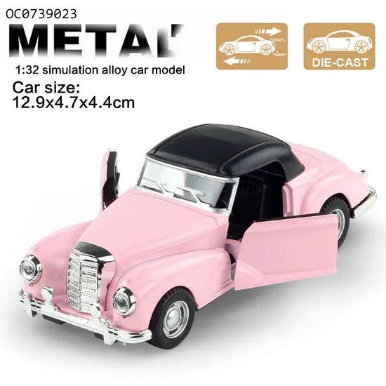 Wholesale Diecast 1: 32 Classic Children's Mini Die Cast Metal Car Toy for Kids