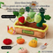 Wholesale Children Custom Fruit Plush Flower Pretend Arts Crafts Flower Garden Play Baby Plant Toy