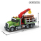 Wholesale 1: 12 Educational Transport Wood Friction Trailer Truck Car Toy with Music Light