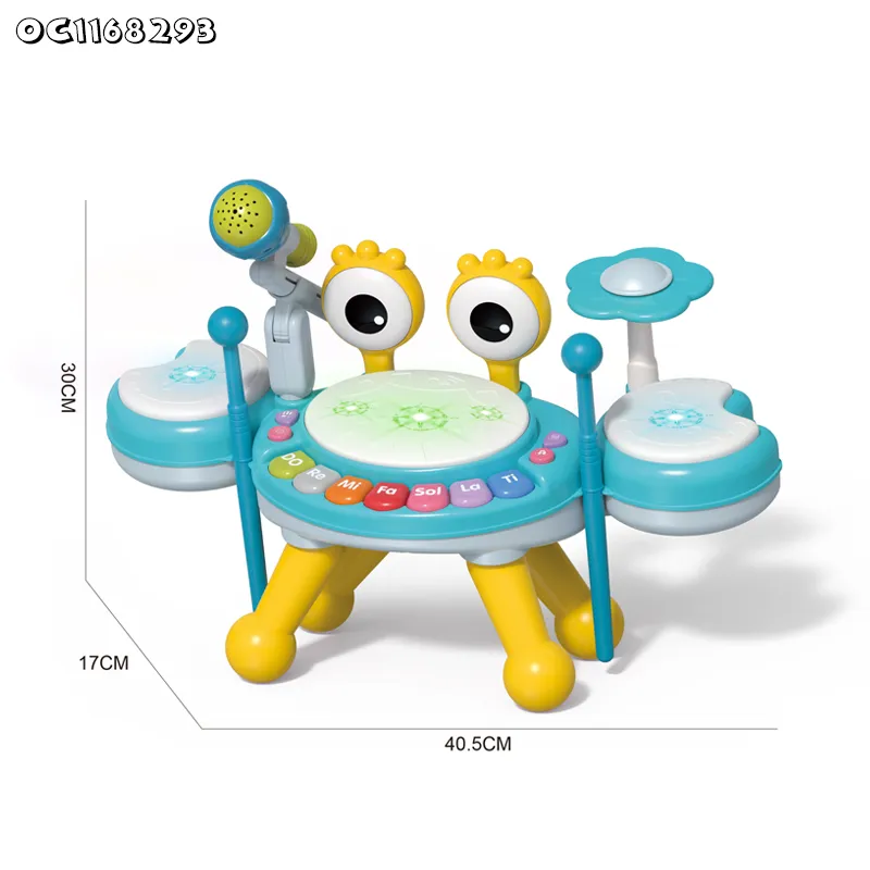 Wholesale Plastic Hot Sale Children Music Instrument Kids Electronic Montessori Educational Piano Drum Toy