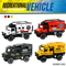 Wholesale 8PCS Educational Plastic Friction Kids Car Vehicle Toy